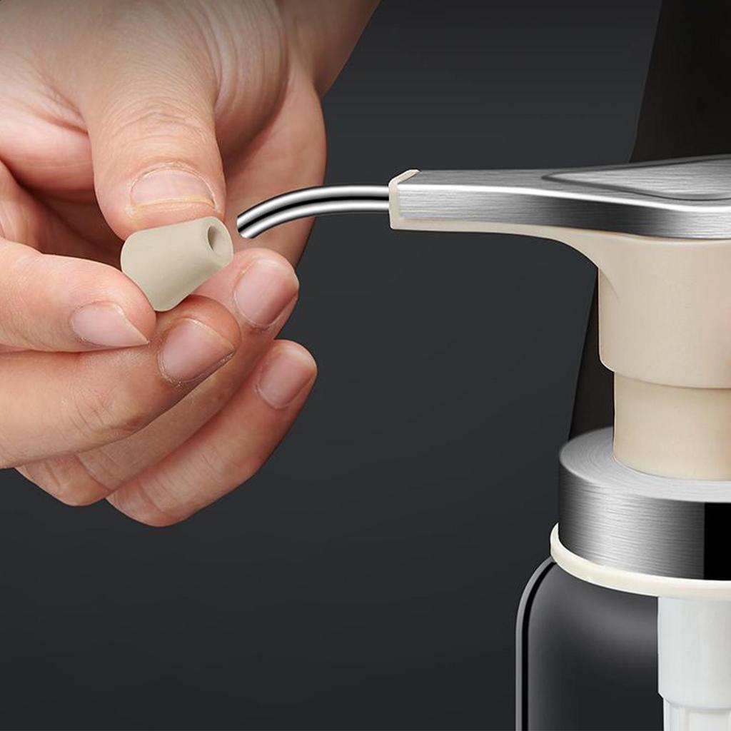 Press Type Honey Bottle High Borosilicate Glass No Drip Syrup Dispenser Coffee Syrup Dispenser Kitchen Tool Container