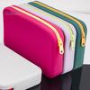 Detachable Wrist Strap Cosmetic Pouch Bag Zipper Closure Portable Silicone Makeup Storage Stain-resistant Case with for Home Travel Stain-proof