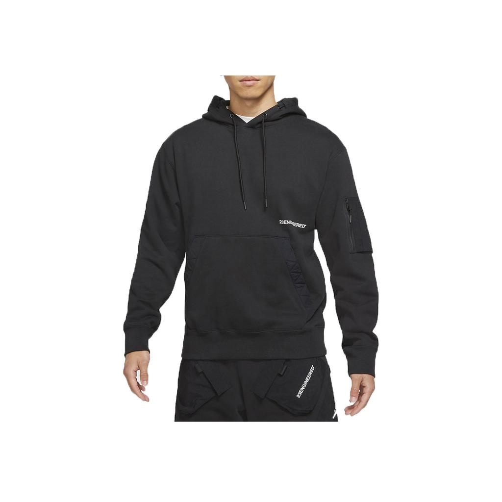 Jordan 23 Engineered Prodyšná mikina s kapucí Pánské topy Černá DA7179-010