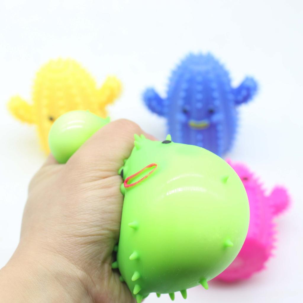 Anti-Stress Toy Cactus Ball Squeeze Fidget Toys Tpr Squishy Anti Stress Funny Stress Relief For Kids Adults Gift Prop J159