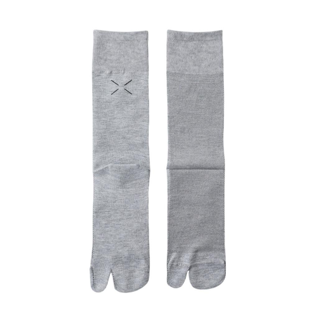 JK Mid Calf Stockings Breathable Split Toe Tube Socks Simple Calf Long Socks  Summer