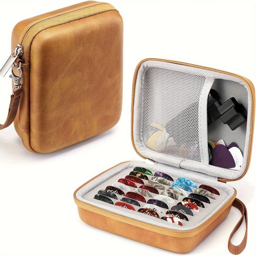 Liyacial Guitar Pick Holder Case Compatible For Fender Guitar Accessory Storage Pouch
