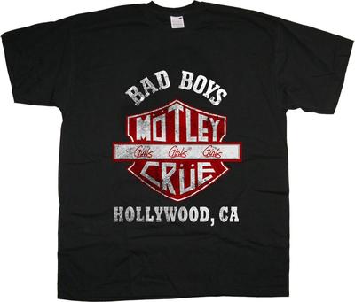 Motley Crue Girls Girls Girls Logo Nikki Sixx Official Mens T-Shirt