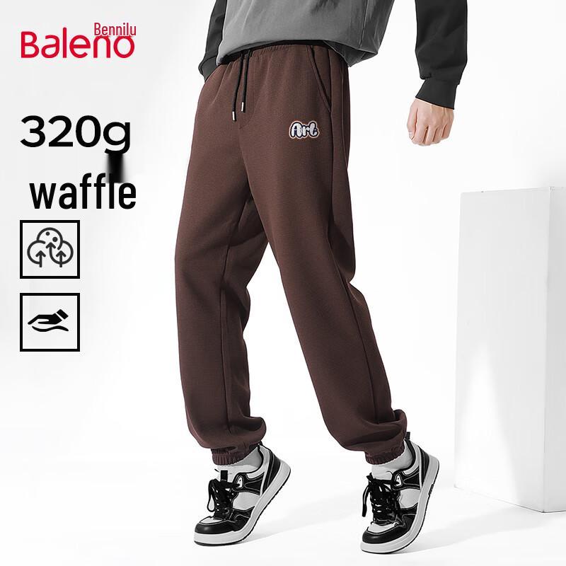

Baleno Men s Waffle Knit Jogger Pants M
