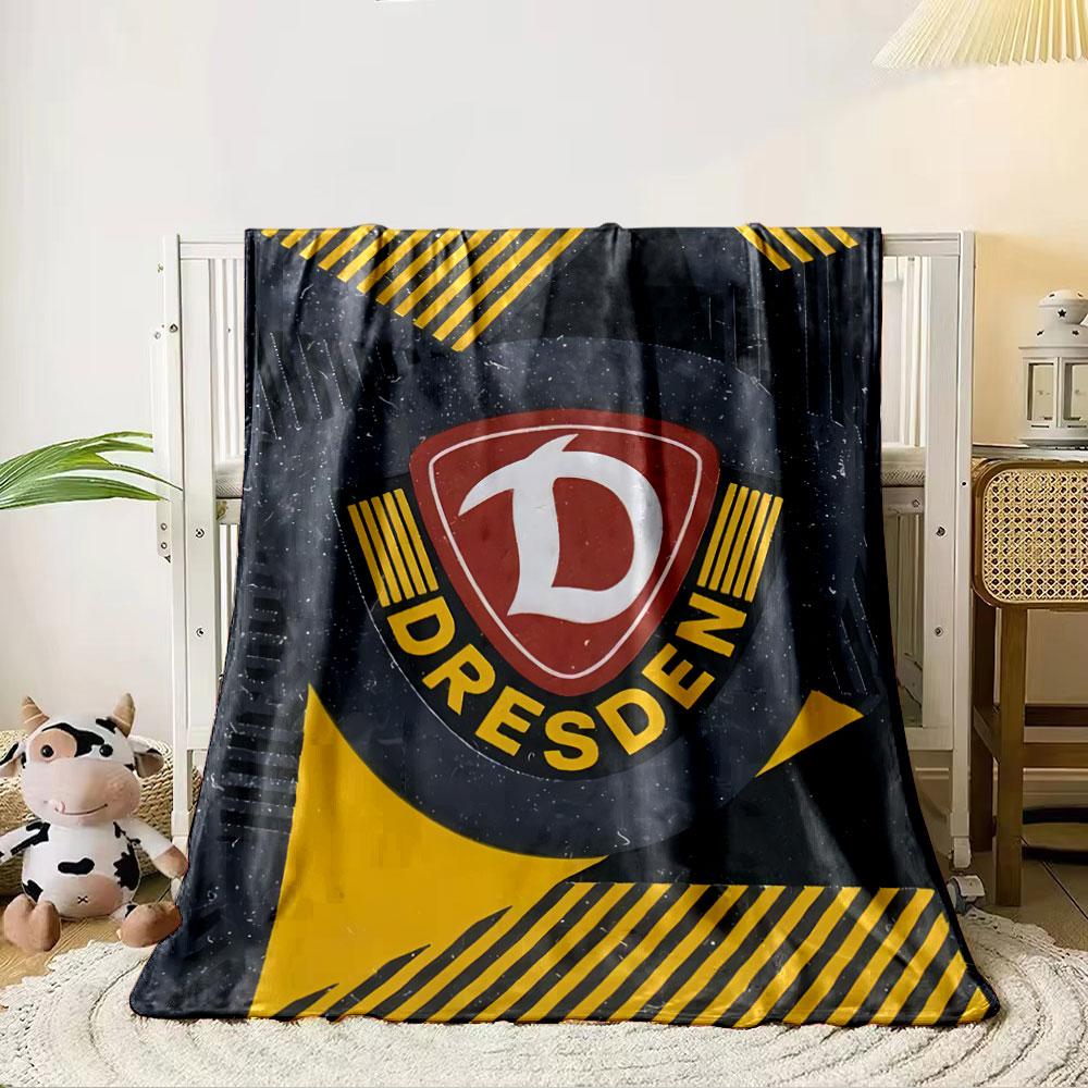 Dresden Wappen auf Decke für alle Jahreszeiten Decke Mittagspause Überwurf Geschenk