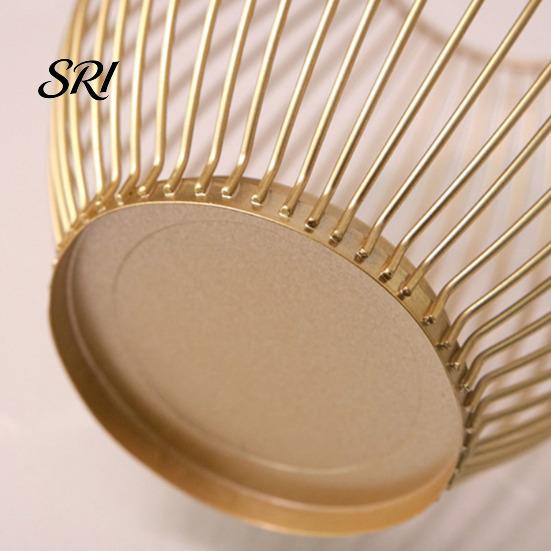 Medium Size Candle Holder Metal Wire Cage Pillar Vintage Hollow Out Combined Holders Set Tea Light for Fireplace Mantel Table Centerpiece Style