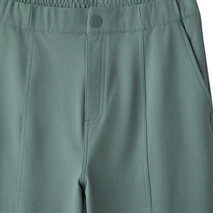 Skechers Venkovní řada FW24 Jednobarevné Pohodlné Volné Rovné Nohy Sportovní Prodyšné Tkané Ležérní Kalhoty Dámské kalhoty Světle šedá L424W006-00V6