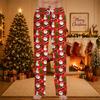 Men's Christmas Print Cozy Pajama Pants Holiday Sleepwear Bottoms for Winter