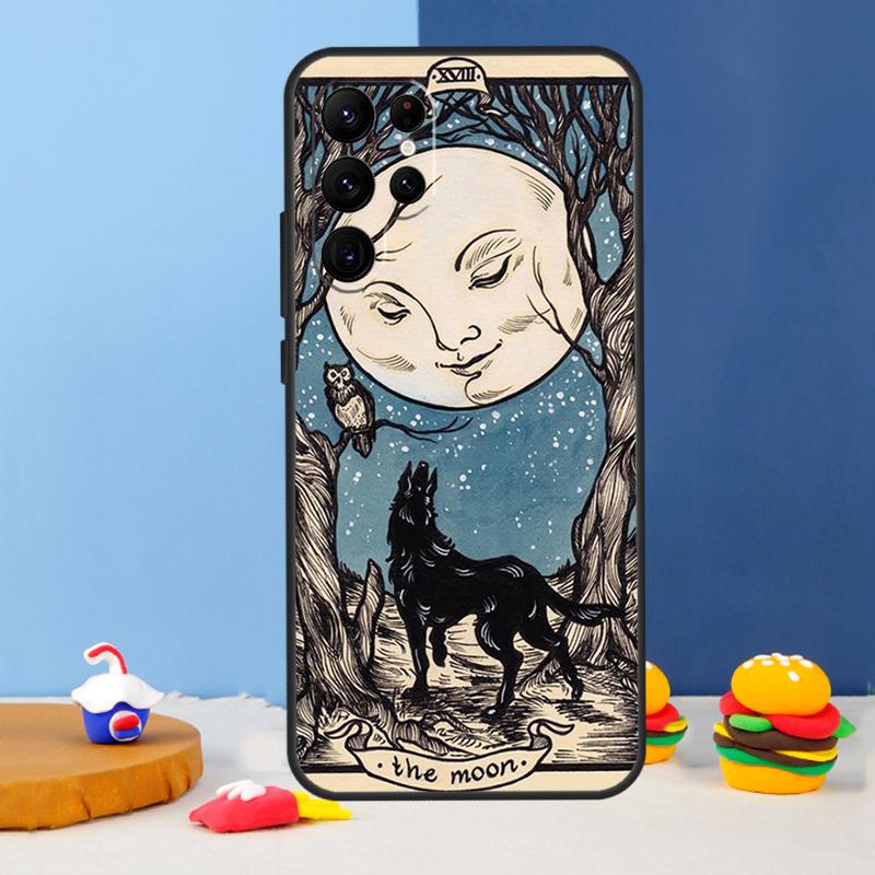 Sun Moon Art Phone Case For Samsung Galaxy S24 Ultra S9 S10 S20 FE S22 S21 S23 Plus S25 Ultra Cover Coque