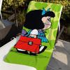 Mafalda Cute Cartoon Towel Quick Drying Beach Towels Are Suitable For Swimming Pools Camping Yoga And The Gym