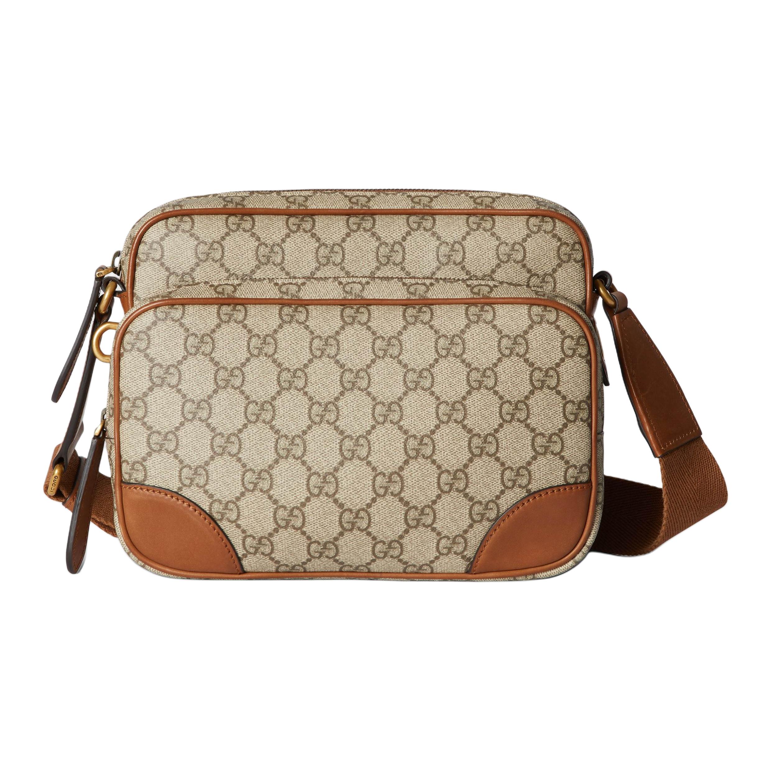 GUCCI GG Emblem Coated Fabric Shoulder