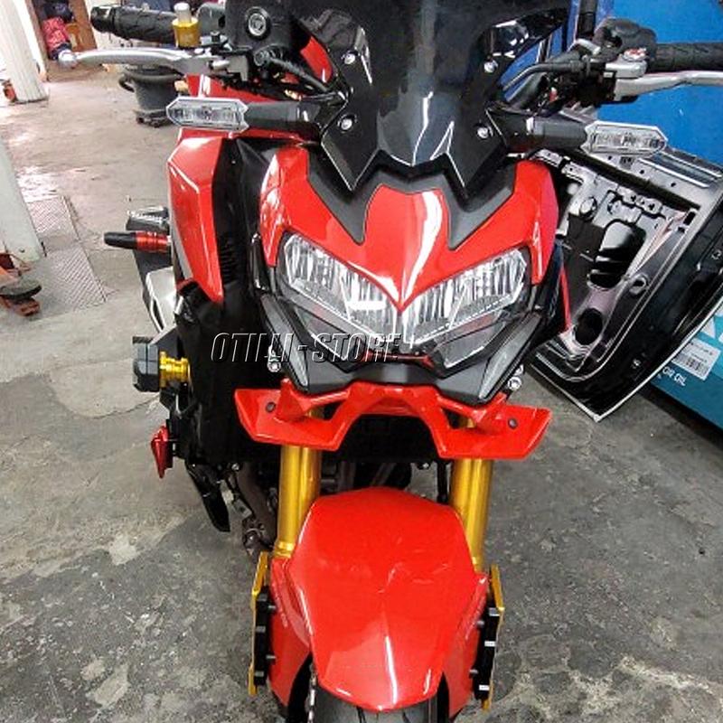 2021 2022 New Front Downforce Spoilers For Kawasaki Z900 Downforce Naked Frontal Spoilers Z 900 Accessories Carbon Fiber 2020