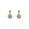 Double-Sided Pearl Stud Earrings Women's New Fashion Elegant Atmosphere Small Luxury High-End Special Ear Rings Silver Needle