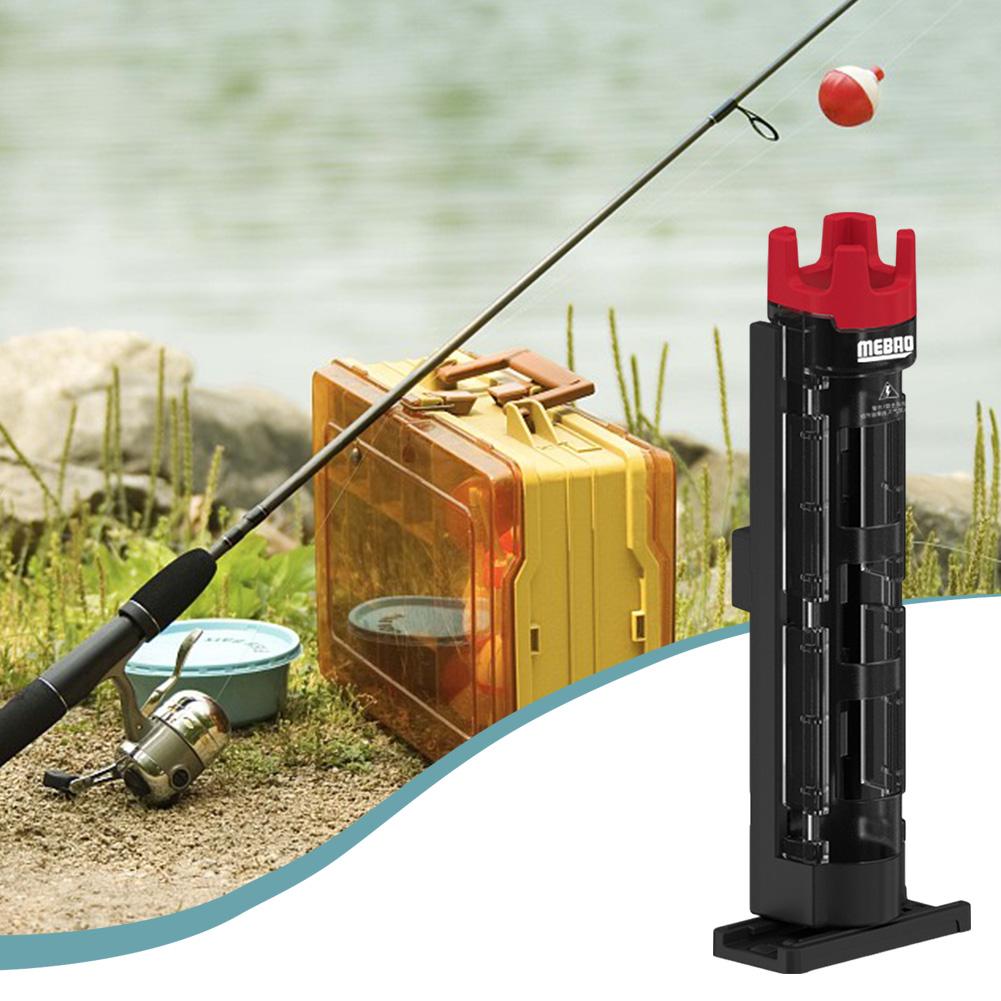Angelkasten Rutenzubehör Kunststoff-Angelkasten Rutenhalter Fischkasten Rutenhalter für Angelwerkzeugkasten