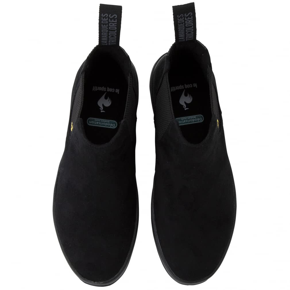 Le Coq Sportif SG Winter Side Rain and Snow Size Cm Women's Beret-IV Boots, Gore, Waterproof, Boots, Deodorizing, Black, 23.0