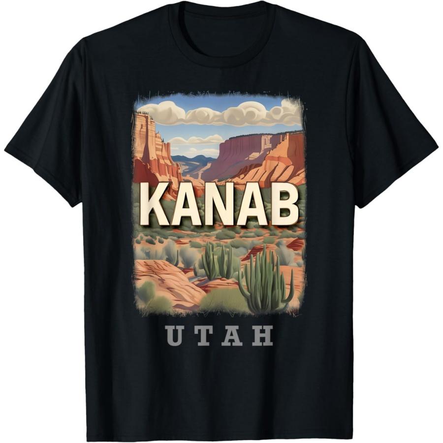 

Kanab Utah UT Red Rock Vista SD054 T-Shirt XXXXXL чёрный
