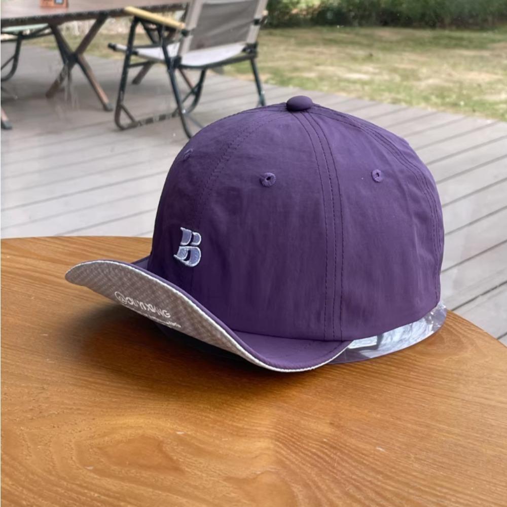 Vintage Running Baseball Cap for Men Women, Quick Dry Fabric with Embroidery Letter Design, Perfect for Outdoor Casual Sports