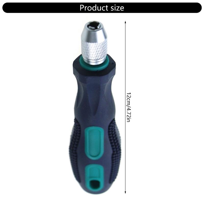 Universal Phone Repair Handle 5MM Handle Screwdriver Bit Consistent With Multiple Tools Never Slip Design