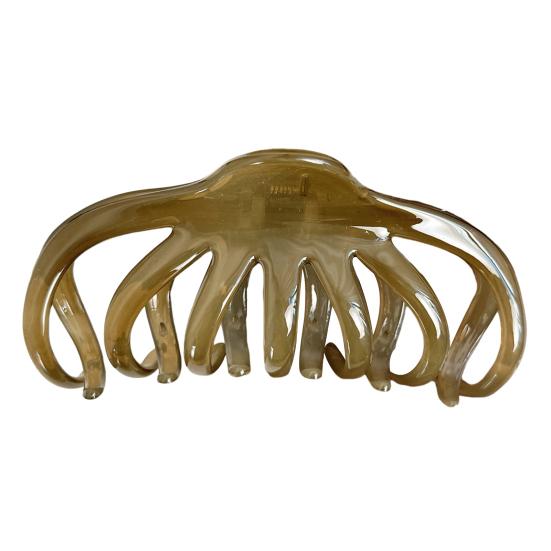 

Великий кіготь для волосся восьминога Жіноче густе волосся Заколка для душу Затискач для волосся Нековзкі аксесуари для волосся Інструменти для укладання волосся коричневий/зелений