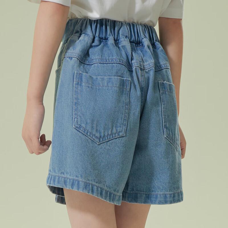 Girls' Skirt-Style Denim Shorts