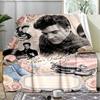 Rock 'n' Roll Legenden Druck Flanelldecke, Weiche Warme Leichte Überwurfdecke für Wohnzimmer, Schlafsofa Camping Büro