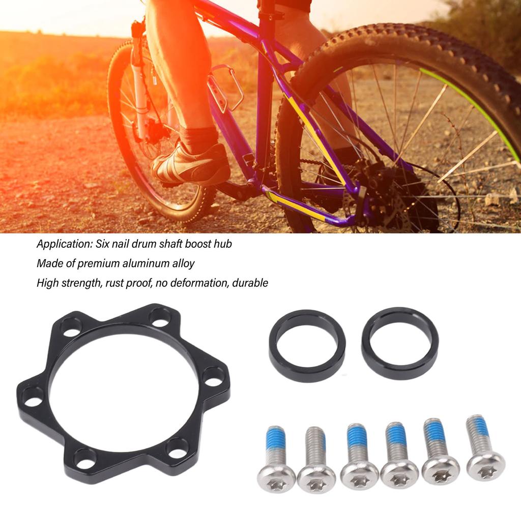 15mm Bike Front Hub Adapter Aluminum Alloy 100mm to 110mm Bike Boost Hub Conversion Set for DIY