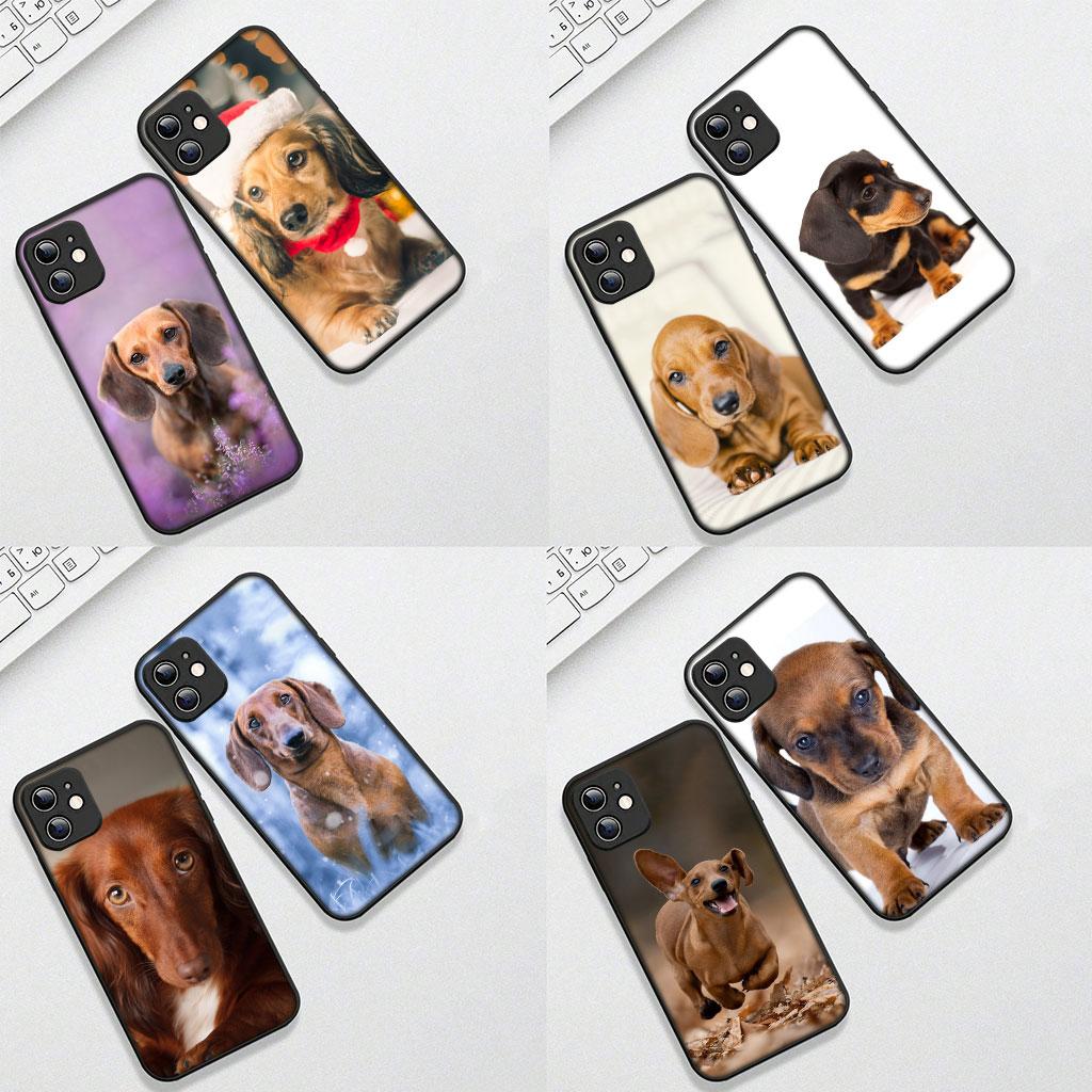 Dachshund Dog Casing Phone Cover for Samsung Galaxy A05 A06 A14 A50 A51 A52 A12 A13 A23 A70 A07 A25 A26 M53 A56 Soft Case