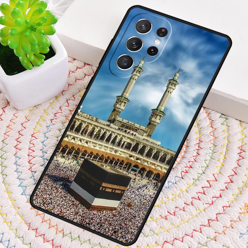 Islamic Muslim Pilgrims in Mecca Silicone Phone Case For Samsung Galaxy note 10 pro S26 S25 S24 S23 S22 S21 Plus Ultra Cover