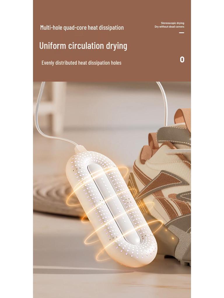 Foldable Smart Shoe Dryer with Timer & Deodorizing for Shoes & Socks