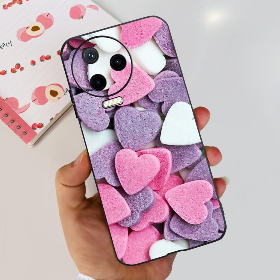 For Infinix Note 12 2023 Case X676C Cute Fashion Painted Cover Soft Silicone Phone Cases For Infinix Note 12 Pro 4G X676B Bumper