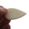 1Pc Guitar Picks, 30x33mm Solid Color Ox Bone Guitar Picks Guitar Bass Plectrums