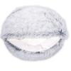 Round Plush Warm Dog Bed Mini Nest House Semi-enclosed Deep Sleep Pet Mat Cushion Blanket Sleeping Bag Puppy Kennel Accessories