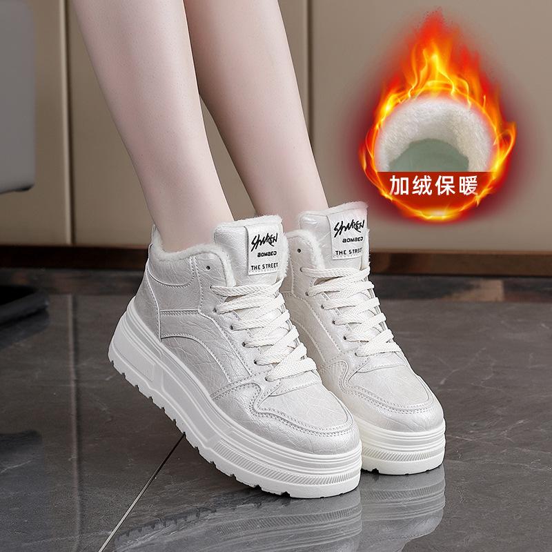 

Женские зимние теплые ботинки большого размера на мягкой подошве с мехом, противоскользящие, для снега, на подкладке, ботильоны, ветрозащитные, для занятий спортом на открытом воздухе, хлопковые ботинки 40 бежевый