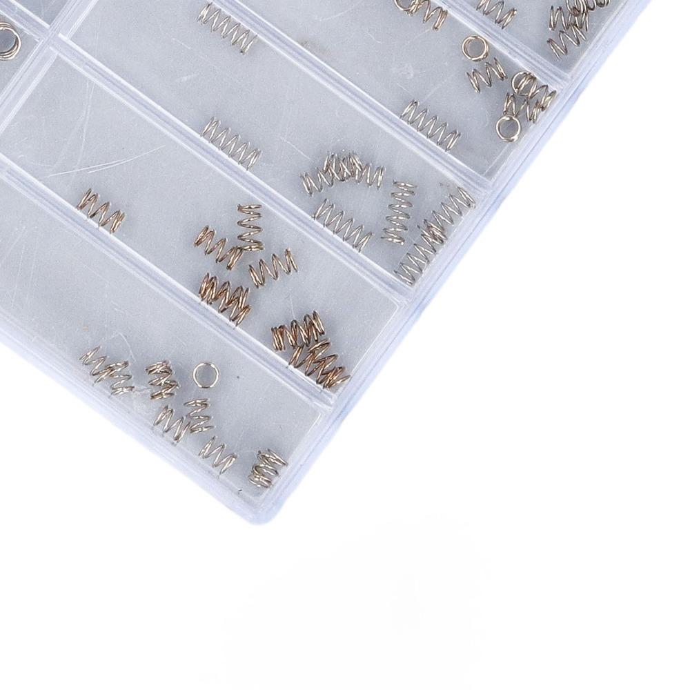 Stainless Steel Compression Springs Mini Size 10 Different Sizes Stainless Steel Springs With Storage Case Spring Assortment Kit