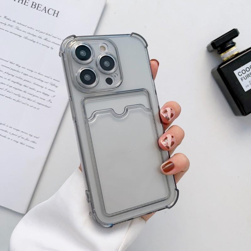 Suitable 16pm Apple Phone Case New Card Insertion Protective IPhone 15promax Anti Drop Bag