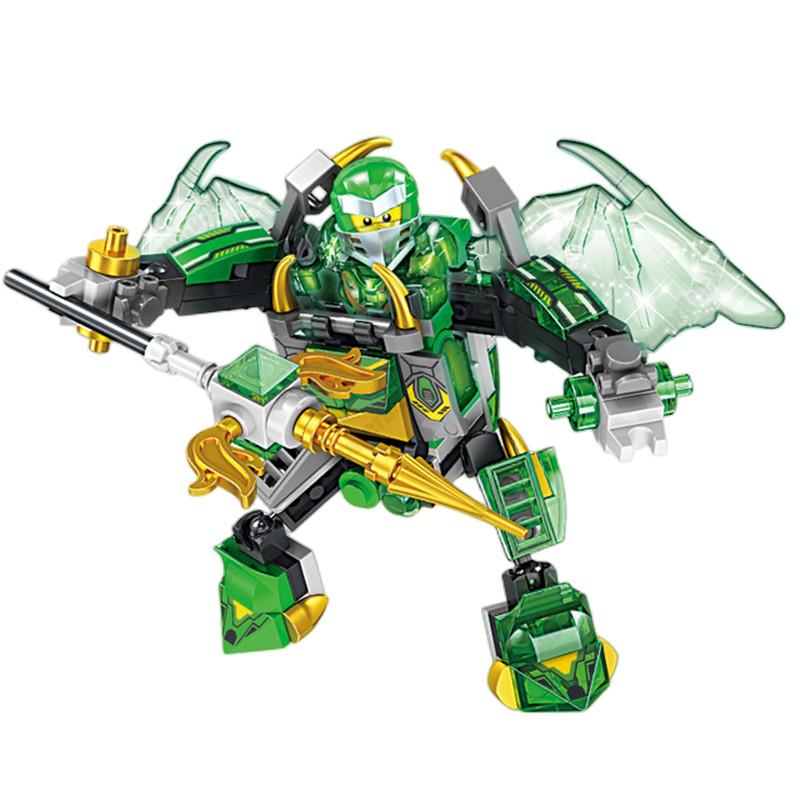 Ninja Dragon Building Blocks Mini Compatible Figures Bricks Kit Classic Movie Model Kids Toys Boys For Children