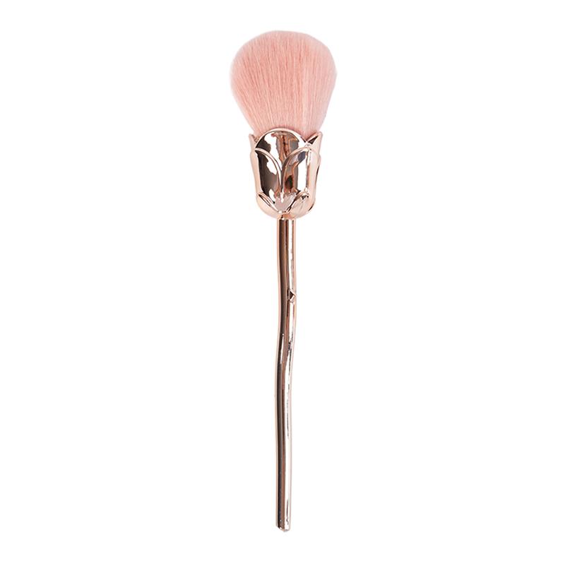 Rose Nail Dust Brush For Manicure Flower Nail Art Brush Nail Accessories Tools Popular Round Small Gel Polish Cleaning Brushesna