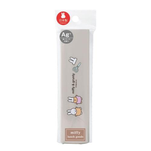 Kutsuwa Miffy & Grunty Chopsticks and Spoon Set MF842, Made in Japan