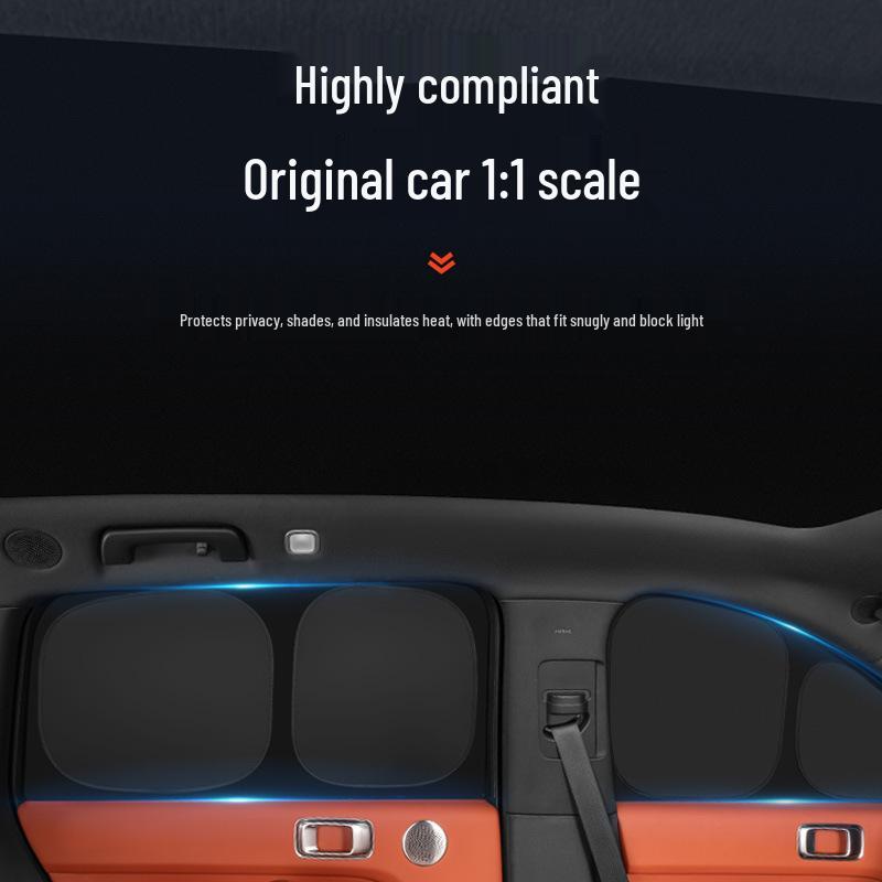 Двошаровий сонцезахист для Buick GL8/Regal, що закриває бічні вікна та лобове скло.