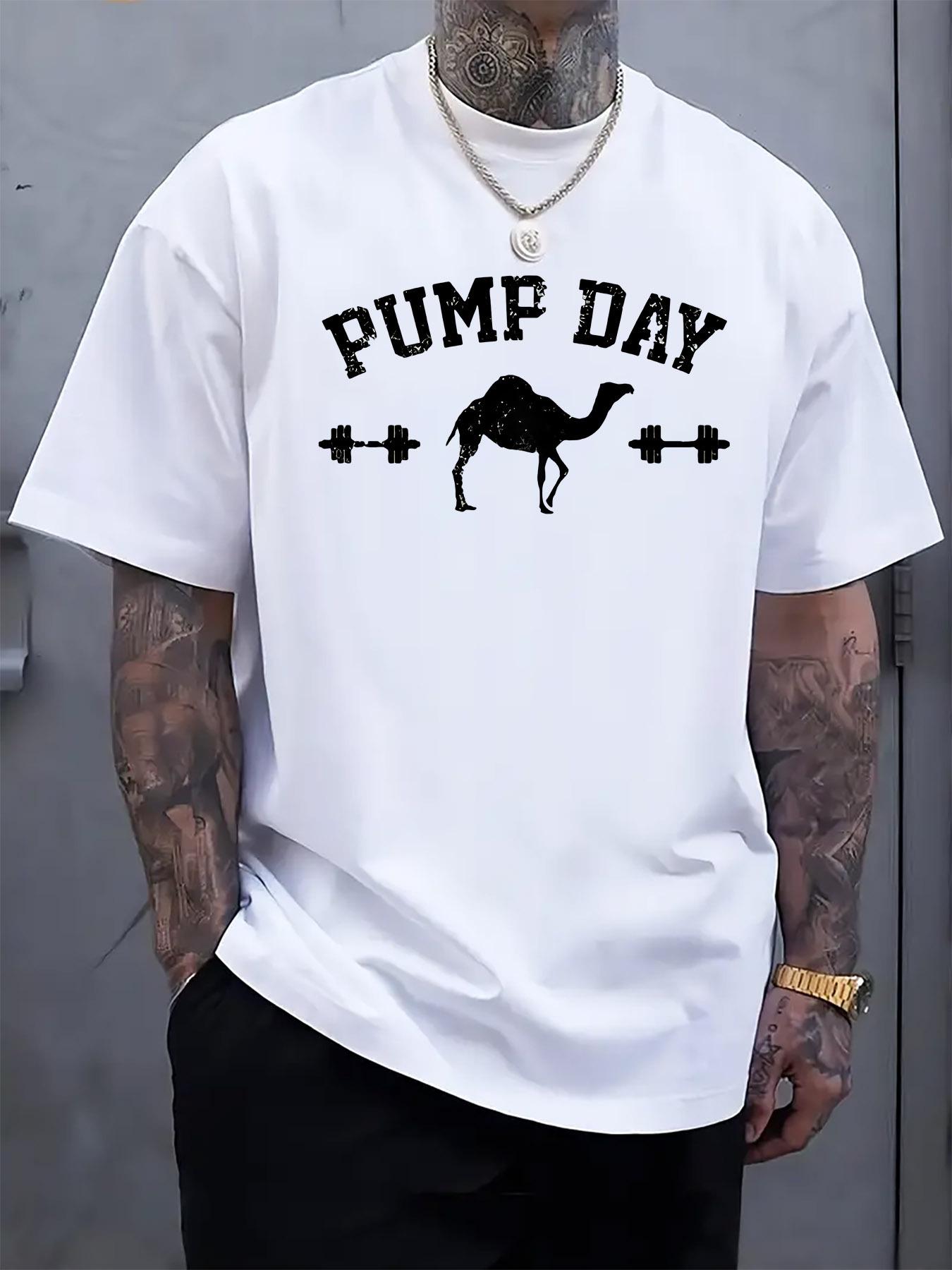 

Black PUMP DAY Camel Graphic Short-Sleeve T-shirt - Lightweight Polyester Blend XXXXL