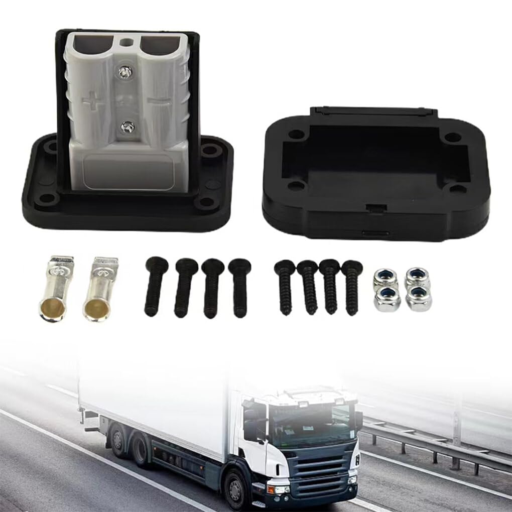 EDHUUJSI Gray Bracket Panel Cover Anderson Plug Connector Anderson Plug Plug Panel Cover Plug Connector Bracket Panel