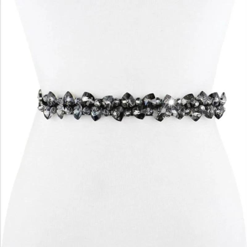 

Rhinestone Decor Chain Belt