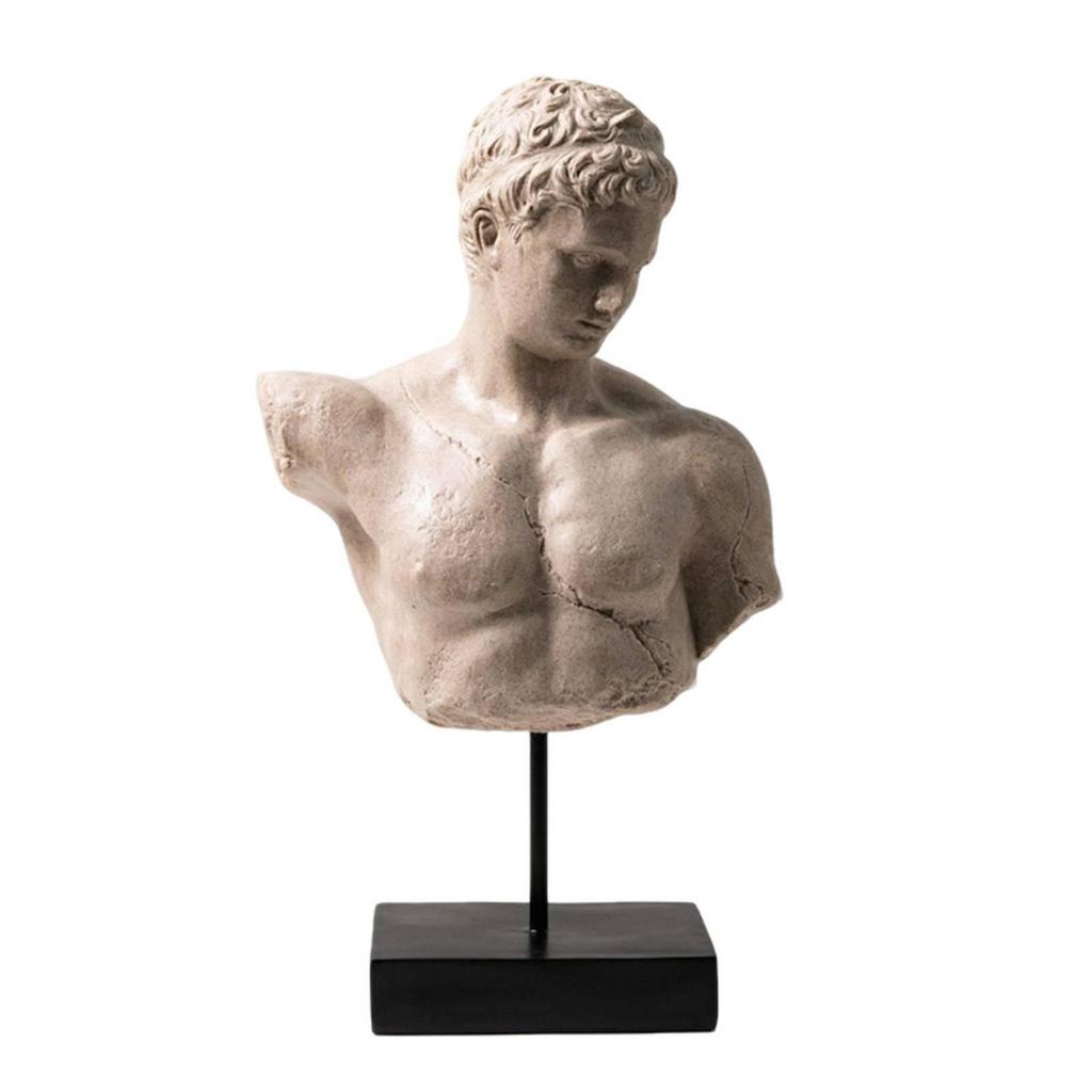 Bust Statue with Base Stable Classical Decorative for Office