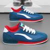 Hot Sale Blue Mens Fashion Sneakers Classic Leather Sport Shoes For Men Trainers Designer Athletic Sneakers Male Running Shoes