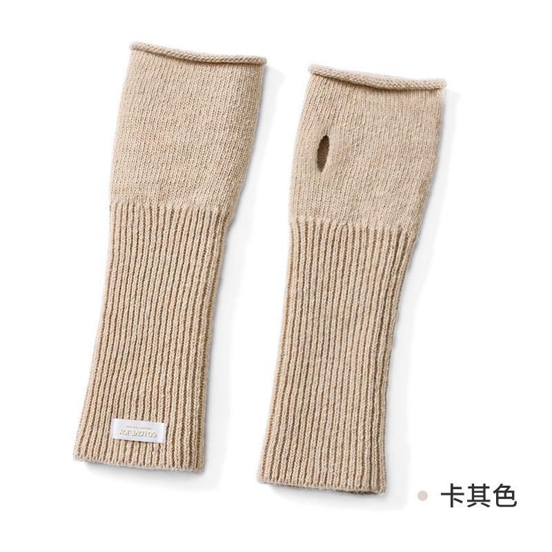 Winter Wool Knit Cycling Gloves Touchscreen Compatible Windproof Warm Full Finger Outdoor Sports DZ149