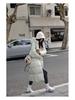2025 Korean Style Women's Warm Hooded Mid-Length Down Coat