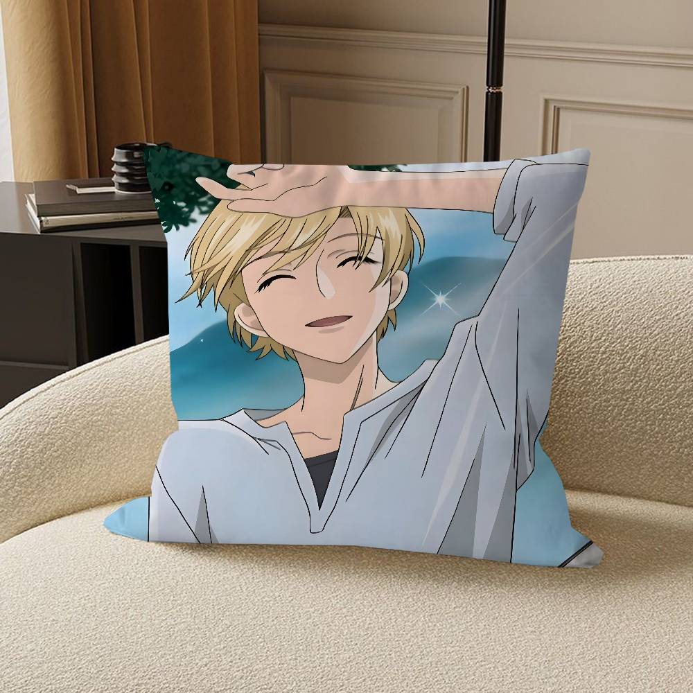 Ouran High School Host Club Tamaki Pillowcase Toon Gift Cushion Cover Bedroom Home Sofa Chair Seat Decor Pillow Case