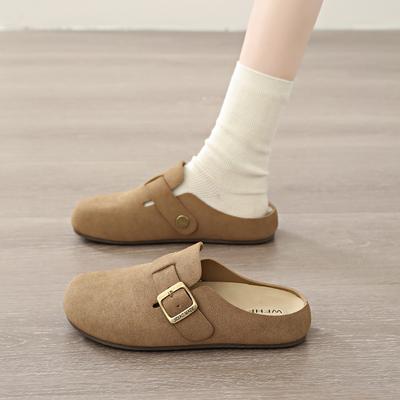 Infradito Casual Chiuse da Donna Estive da Esterno Sandali in Flanella per Coppia Comodi Antiscivolo Resistenti all'Usura Ciabatte
