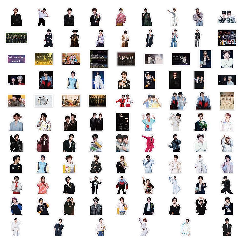 96 Sheets - Times Youth League 5th Anniversary Collection: Handsome Male Stars Stickers for Journaling