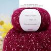 Pearl Mohair Yarn DIY Handmade Thick Thread South African Pony Mohair Scarf Thread Cashmere Wool Mohair